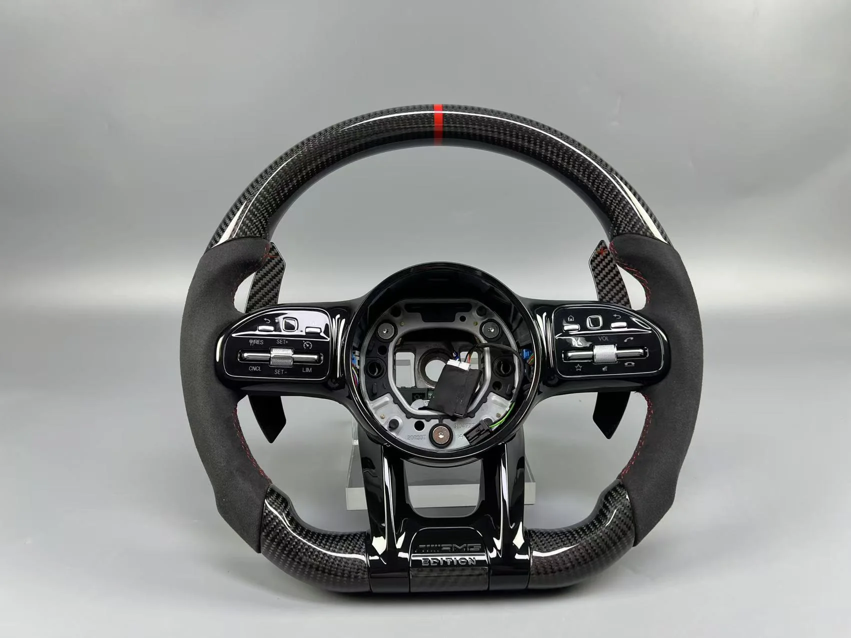 Mercedes AMG carbon fiber steering wheel handcrafted by REVUP Lebanon